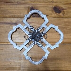 Rustic White and Black Wall Decor